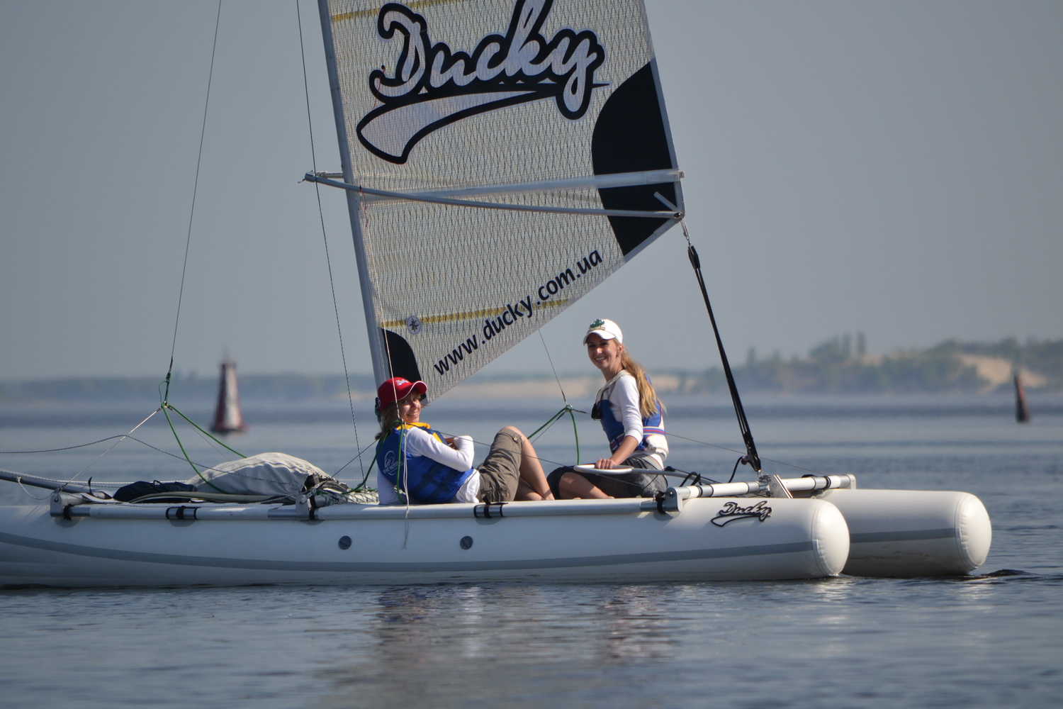 Inflatable sailing catamaran Ducky15