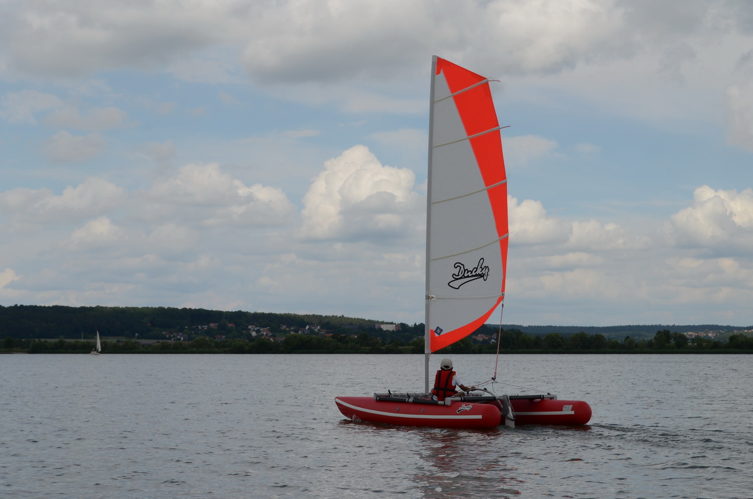 Ducky13 ⭐ Sail inflatable catamarans ⚡ Надувні вітрильні катамарани ⚡ Надувные парусные катамараны