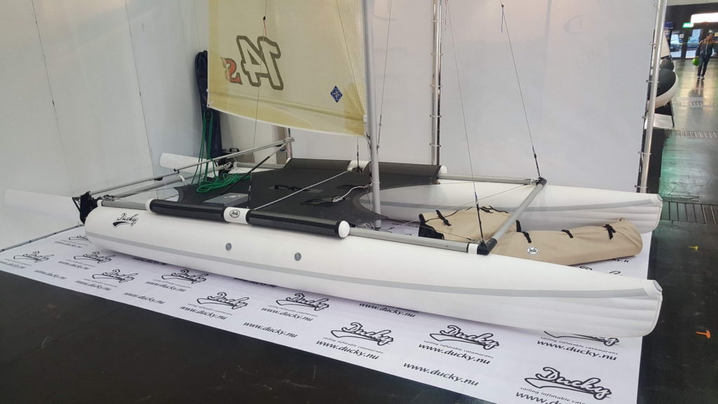 Inflatable sailing catamaran Ducky14s