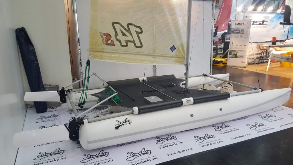Inflatable sailing catamaran Ducky14s
