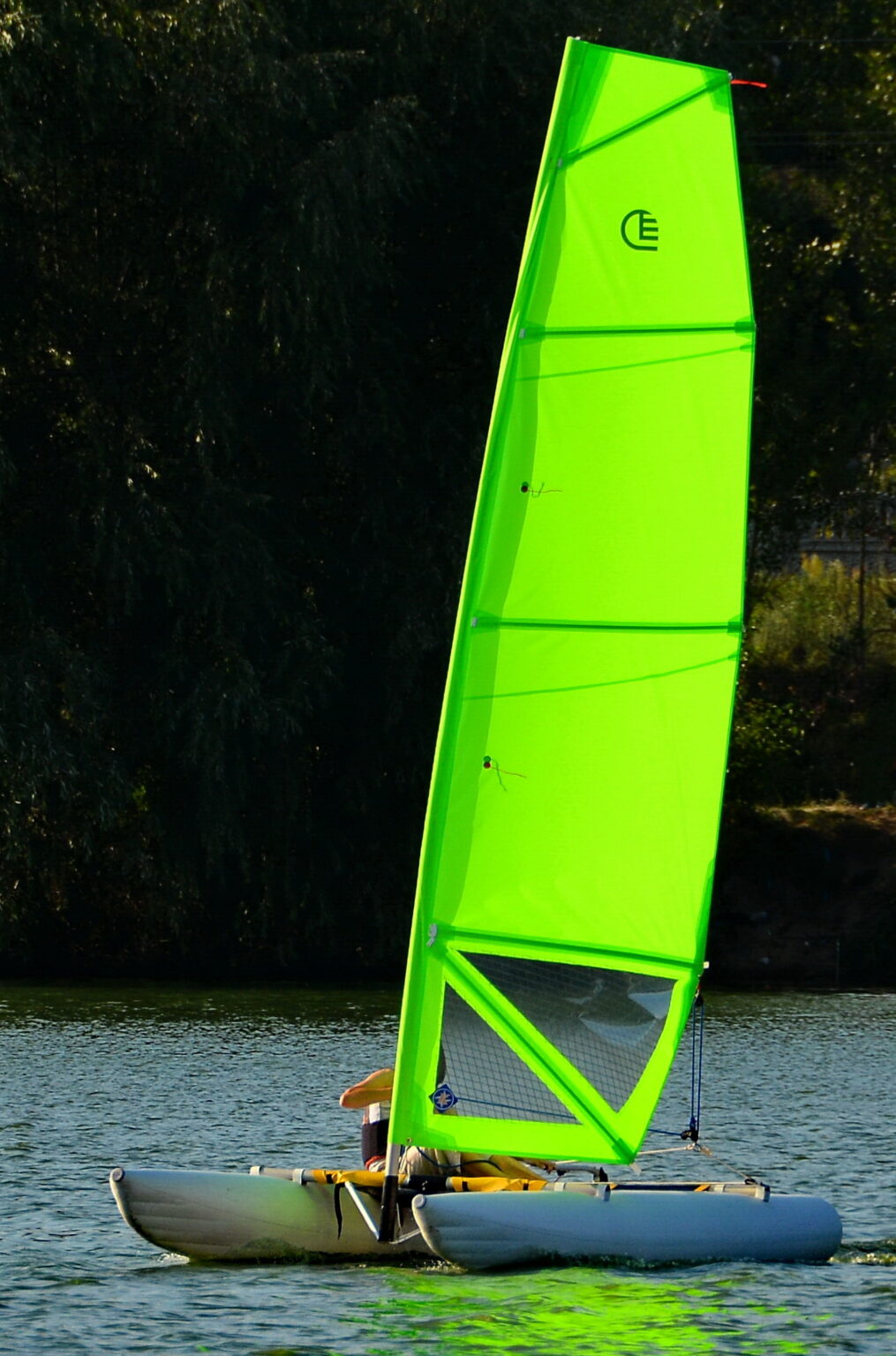 Inflatable sailing catamaran Ducky13